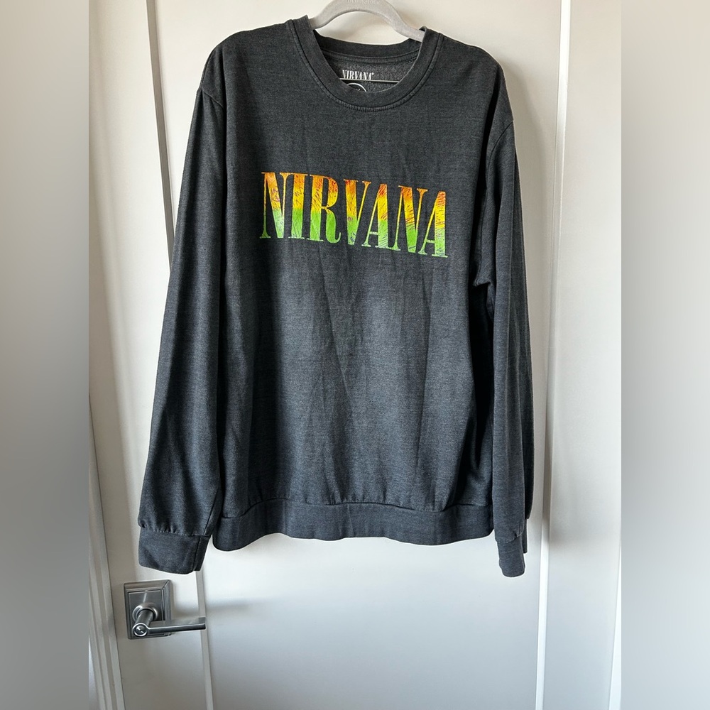 Nirvana Gray Sweater for Men